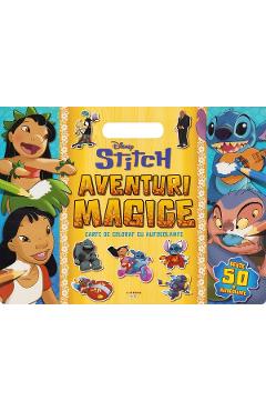 Carte Disney. Stitch: Aventuri magice. Carte de colorat cu autocolante editura -