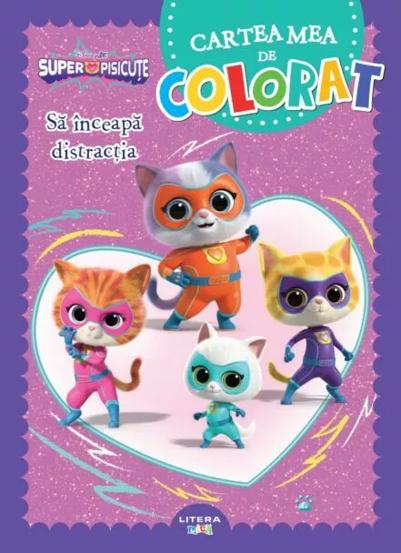 Carte Disney. Superpisicute. Cartea mea de colorat. Sa inceapa distractia editura Litera