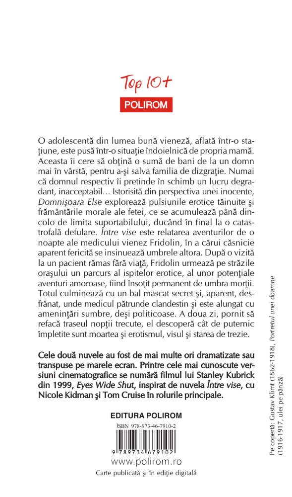 Carte Domnisoara Else. Intre vise autor Arthur Schnitzler editura Polirom