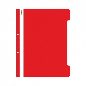 Carte Dosar plastic cu sina ECADA rosu