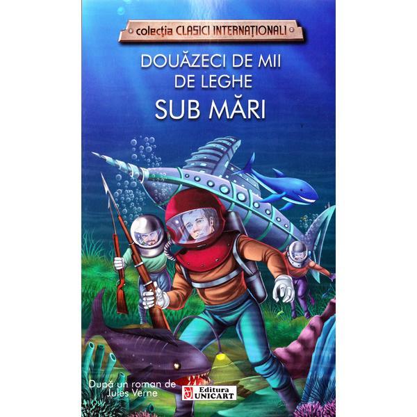Carte Douazeci de mii de leghe sub mari - dupa Jules Verne