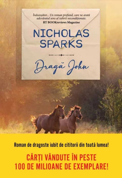 Carte Draga John autor Nicholas Sparks editura Litera
