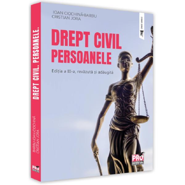 Carte Drept civil. Persoanele. Ed.3 - Cristian Jora