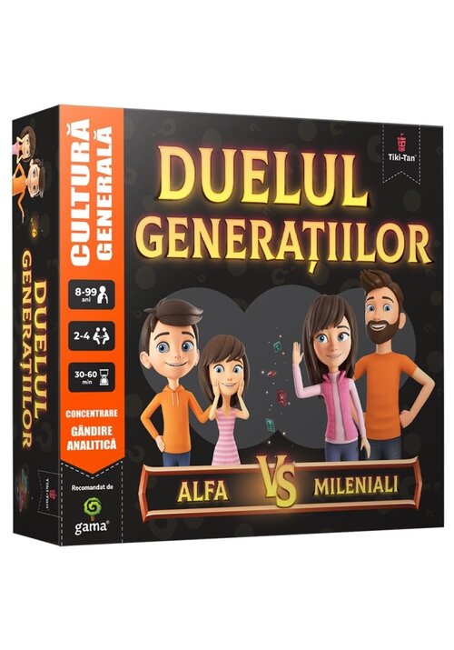 Carte Duelul generatiilor (joc educativ interactiv) editura Gama