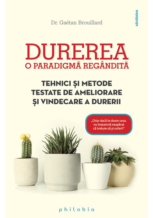 Carte Durerea – o paradigma regandita editura Philobia