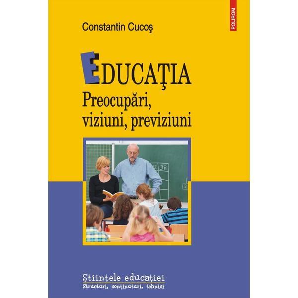 Carte Educatia. Preocupari