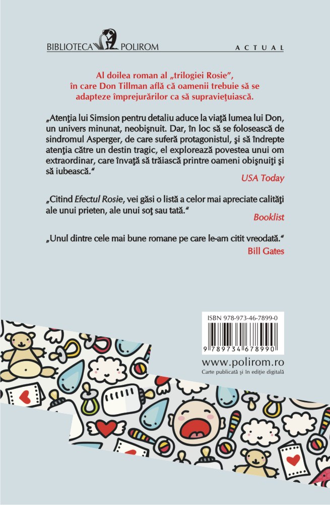 Carte Efectul Rosie autor Graeme Simsion editura Polirom