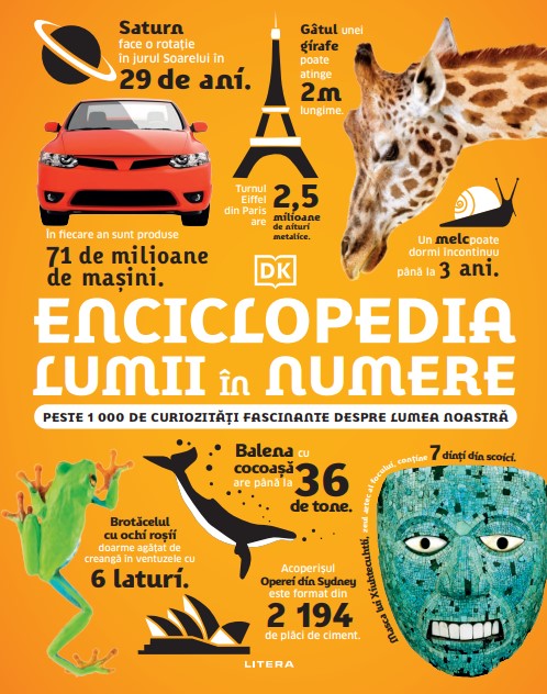 Carte Enciclopedia lumii in numere editura Litera