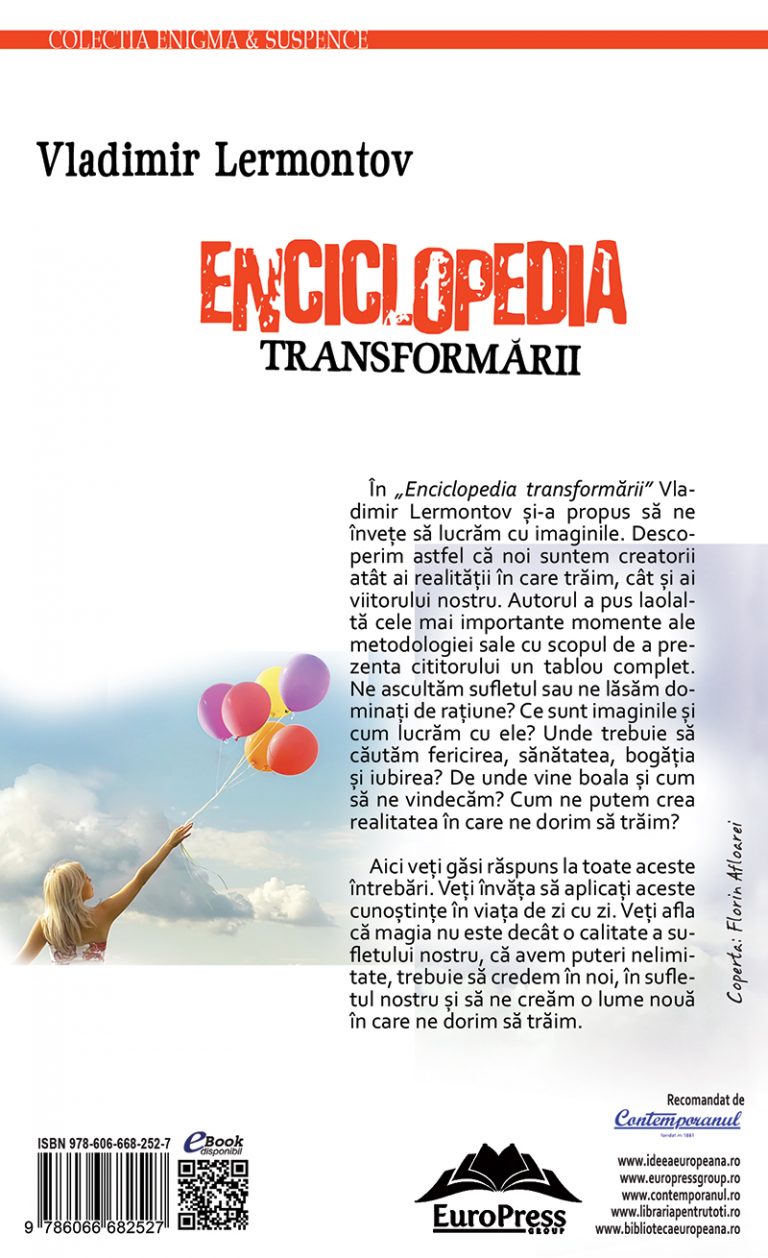 Carte Enciclopedia transformarii autor Vladimir Lermontov editura Europress