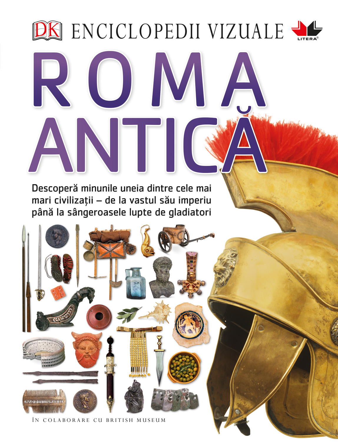 Carte Enciclopedii vizuale. Roma Antică editura Litera