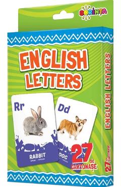 Carte English letters. 27 de cartonase editura -