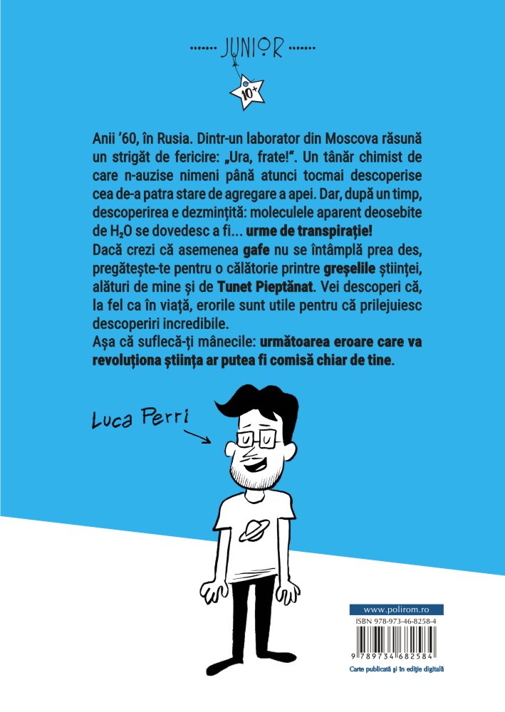 Carte Erori galactice autor Luca Perri editura Polirom