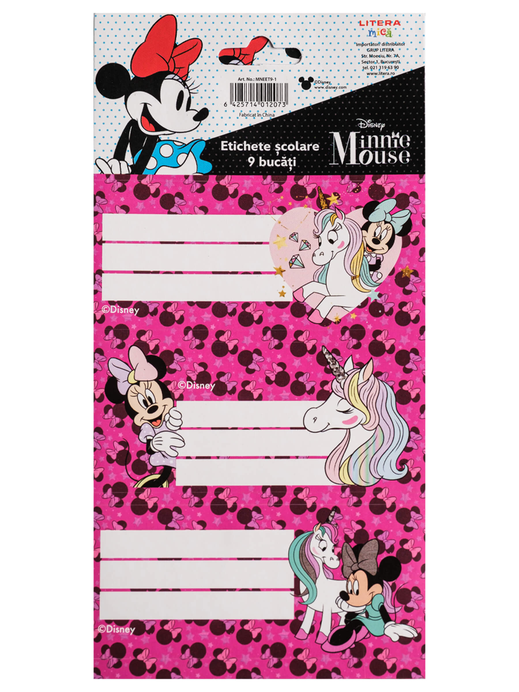 Carte Etichete autoadezive 9 buc Minnie editura Litera
