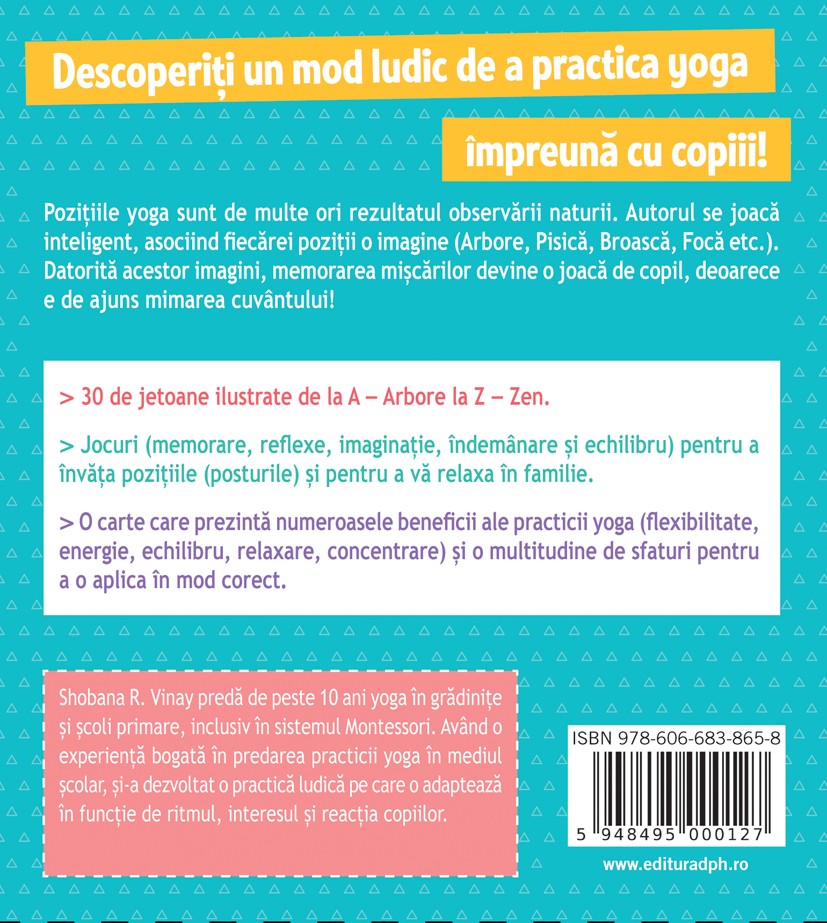 Carte Exercitii Yoga pentru copii autor Shobana R. Vinay editura Didactica Publishing House