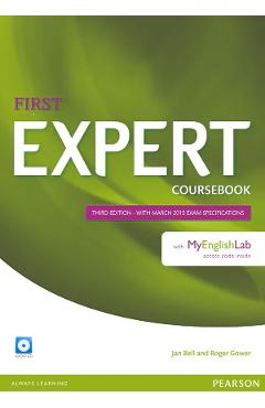 Carte Expert First Coursebook Third Edition + MyEnglishLab Pack - Jan Bell