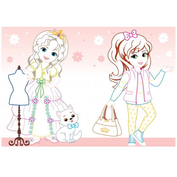 Carte Fashion. Printese mici   editura Dorinta