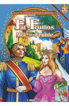 Carte Fat-Frumos cu Mot-in-Frunte. Carte de colorat cu povesti si abtibilduri editura -