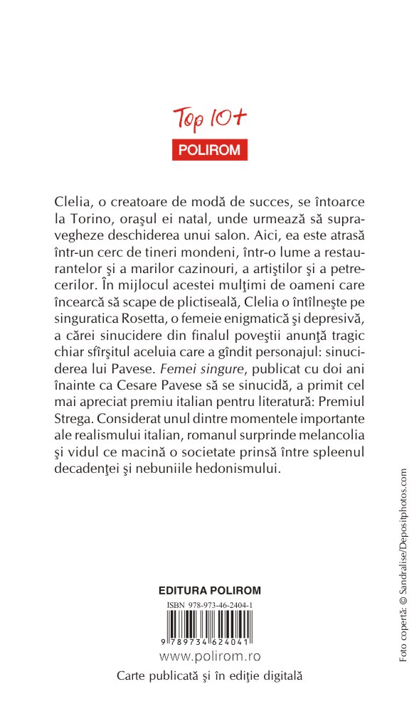 Carte Femei singure autor Cesare Pavese editura Polirom