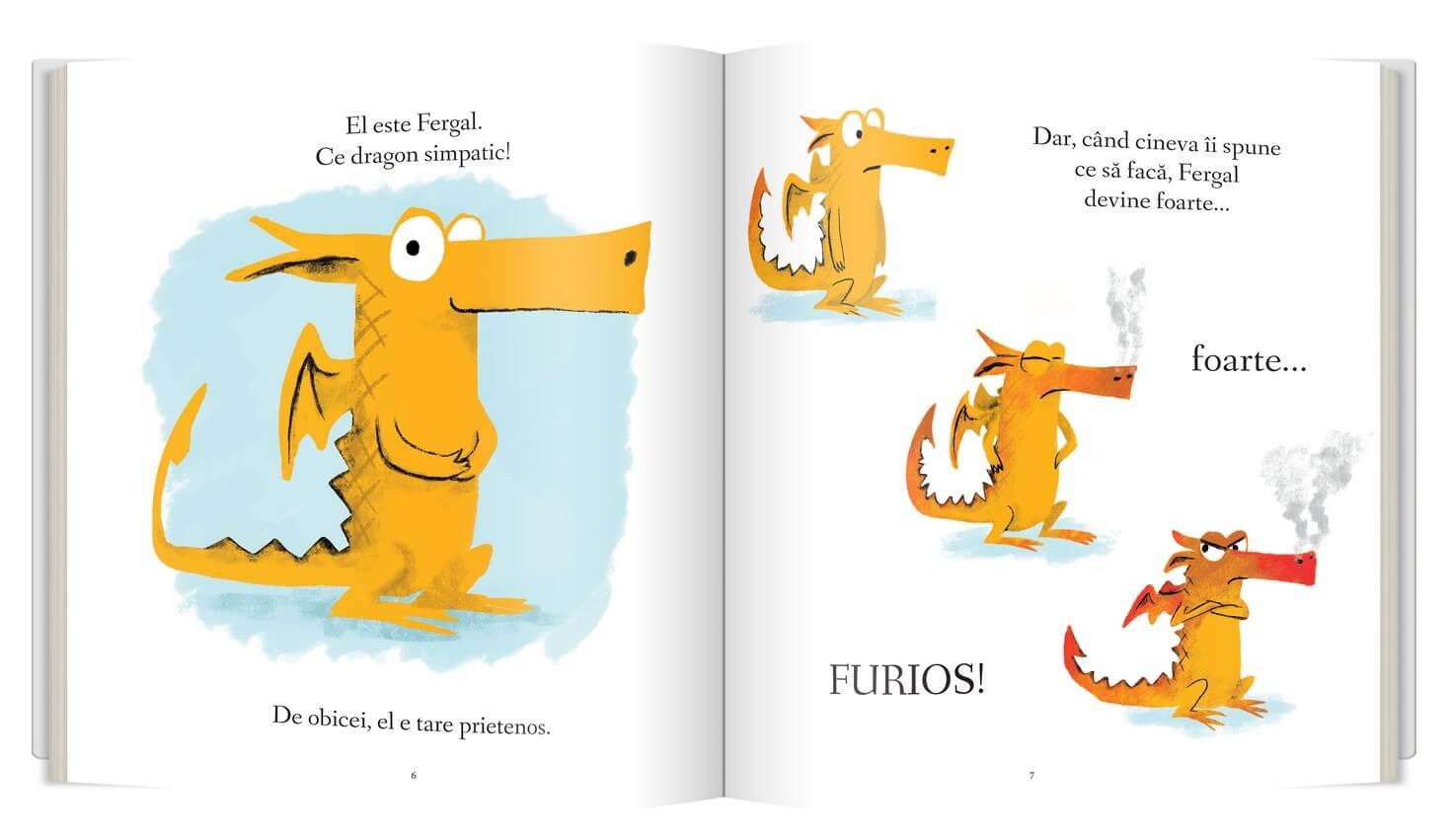 Carte Fergal e foc si para autor Robert Starling editura Gama