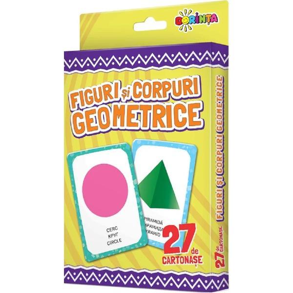 Carte Figuri si Corpuri Geometrice - 27 De Cartonase