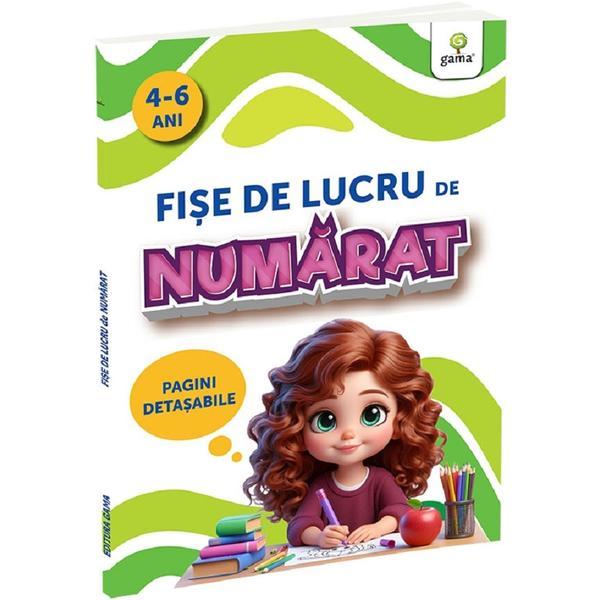 Carte Fise de Lucru de Numarat 4 - 6 Ani