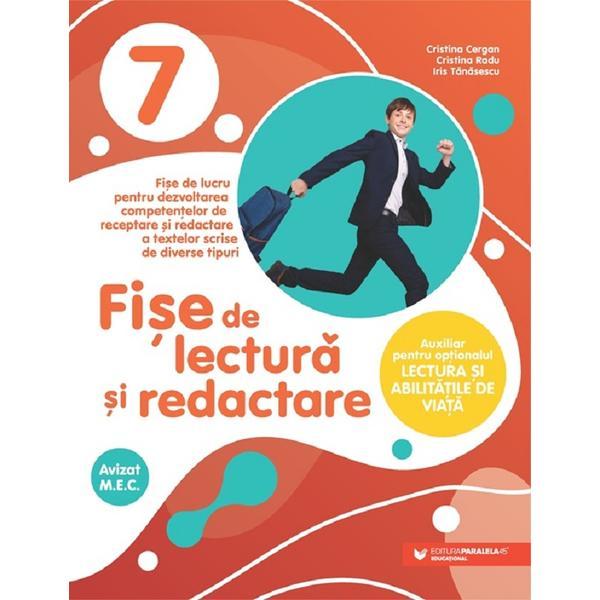 Carte Fise de lectura si redactare - Clasa 7 - Cristina Cergan