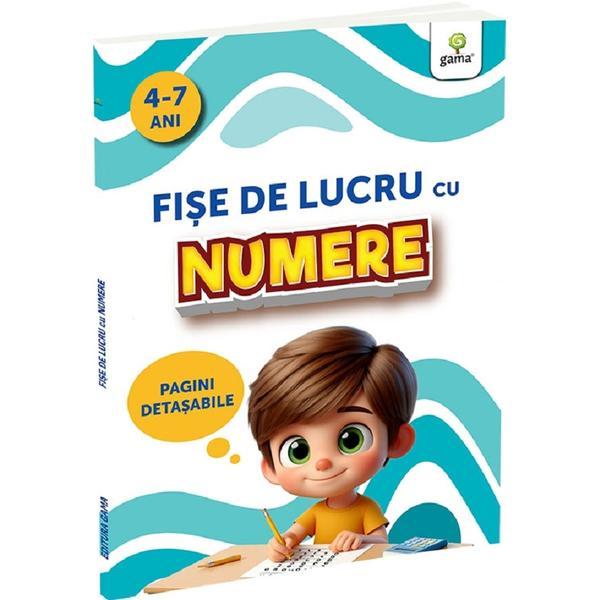Carte Fise de lucru cu numere 4-7 ani