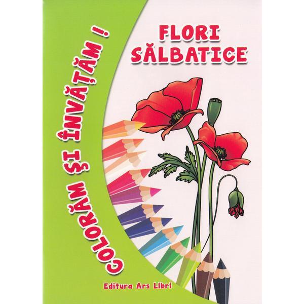 Carte Flori Salbatice - Coloram Si Invatam!