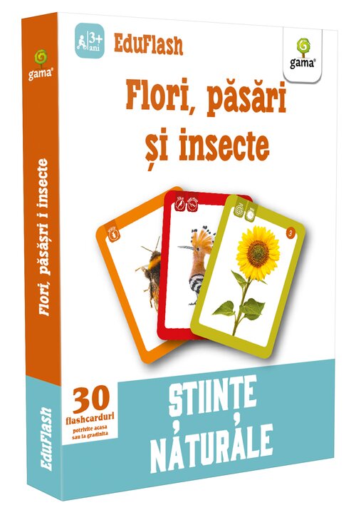 Carte Flori pasari si insecte editura Gama