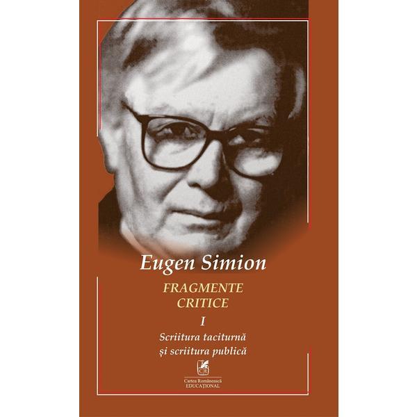 Carte Fragmente critice vol.1 - Eugen Simion