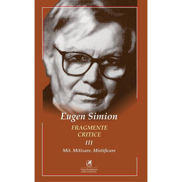 Carte Fragmente critice vol.3 - Eugen Simion