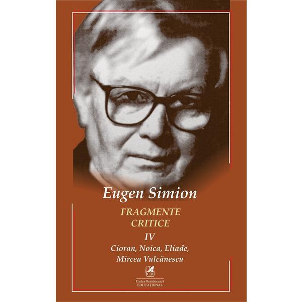 Carte Fragmente critice vol.4 - Eugen Simion