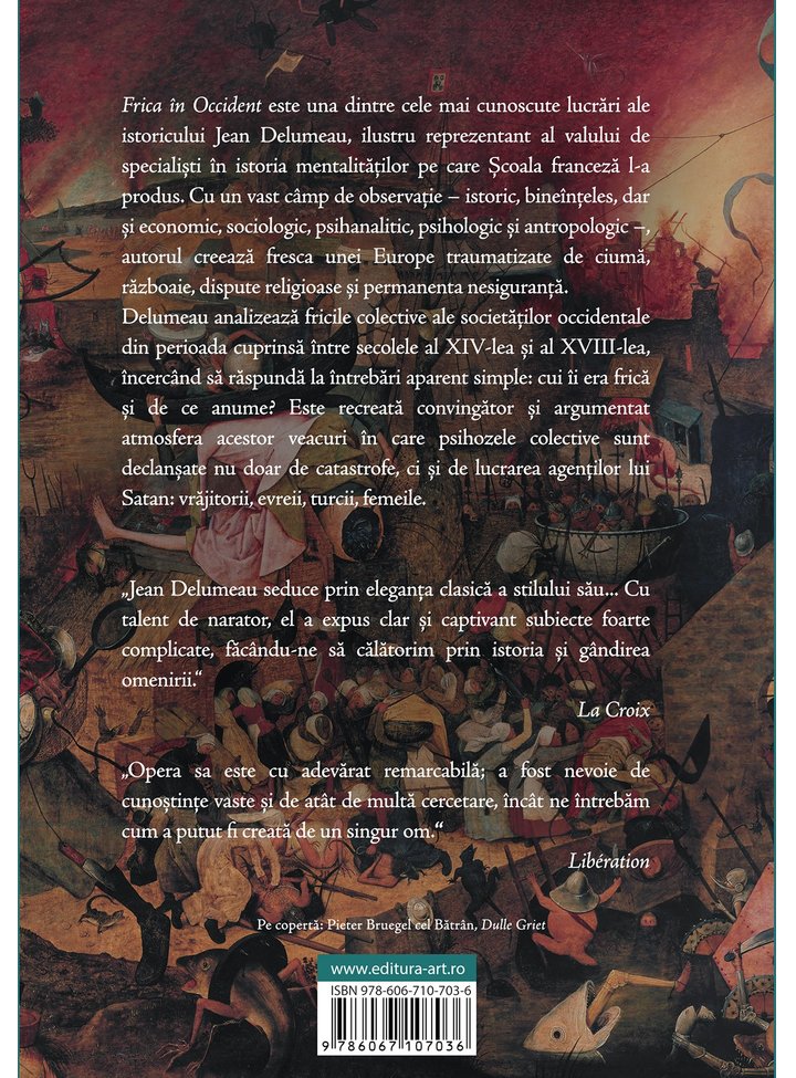 Carte Frica in Occident autor Jean Delumeau editura Art