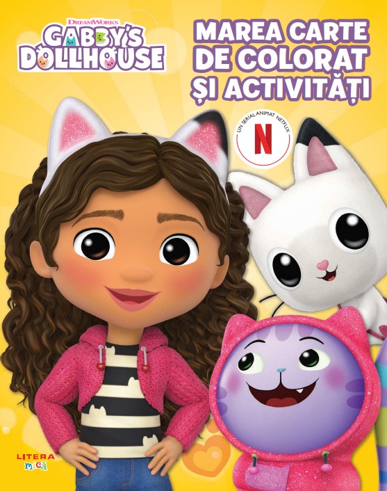 Carte Gabby's Dollhouse. Marea carte de colorat si activitati editura Litera