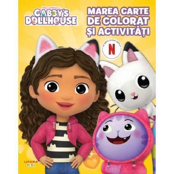 Carte Gabby's Dollhouse. Marea carte de colorat si activitati