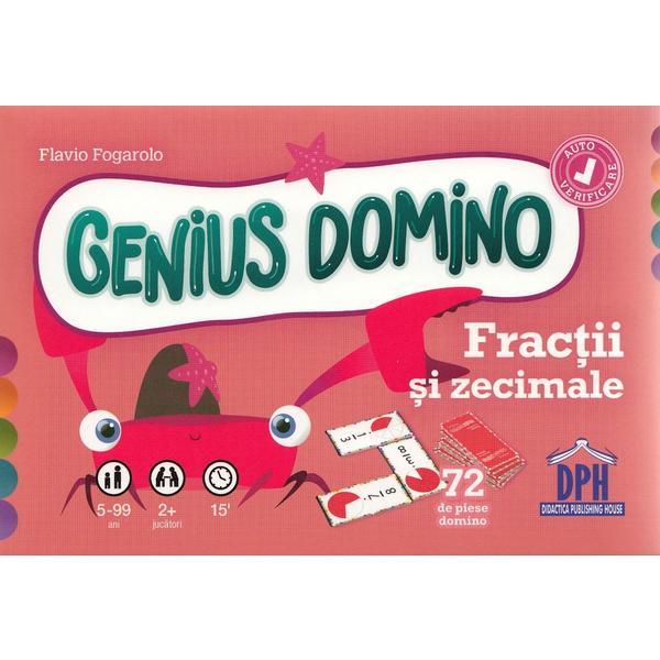 Carte Genius Domino. Fractii si zecimale - Flavio Fogarolo