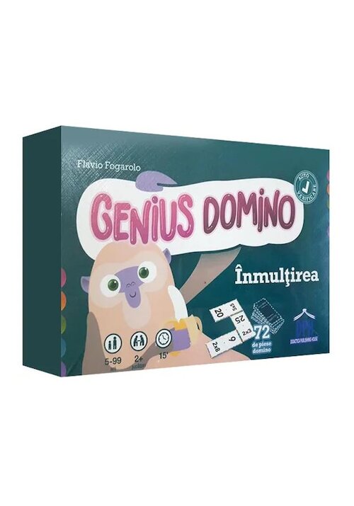 Carte Genius domino: Inmultirea editura Didactica Publishing House