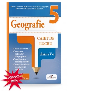 Carte Geografie. Caiet de lucru. Clasa a V-a