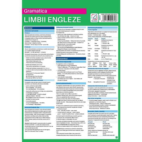 Carte Gramatica limbii engleza