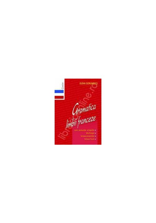 Carte Gramatica limbii franceze editura Corint