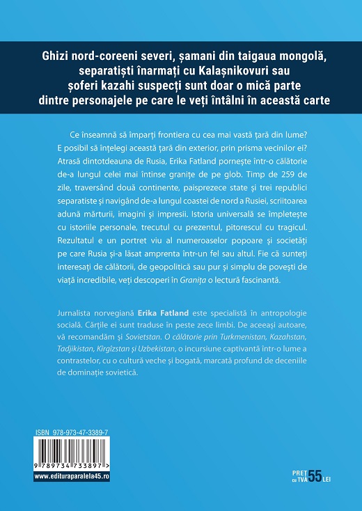 Carte Granita autor Fatland Erika editura Paralela 45
