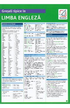 Carte Greseli tipice in limba engleza editura -