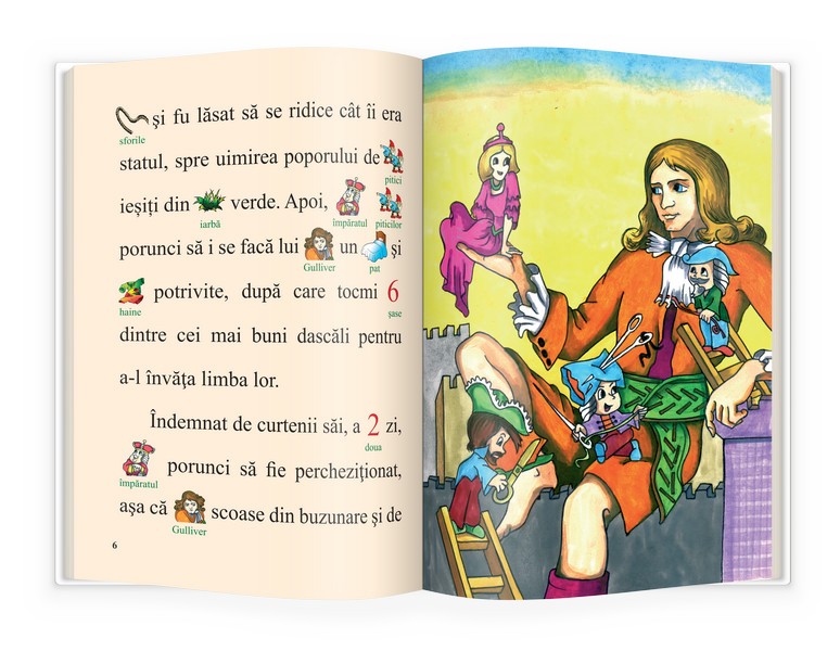 Carte Gulliver în Lilliput autor J. Swift editura Gama