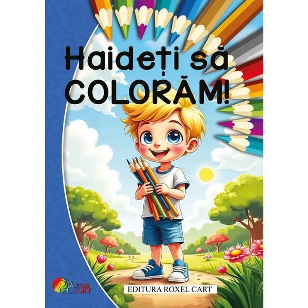 Carte Haideti sa coloram! - Pentru baieti