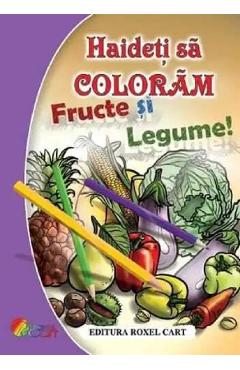 Carte Haideti sa coloram fructe si legume! - Nicoleta Ionescu editura Nicoleta Ionescu