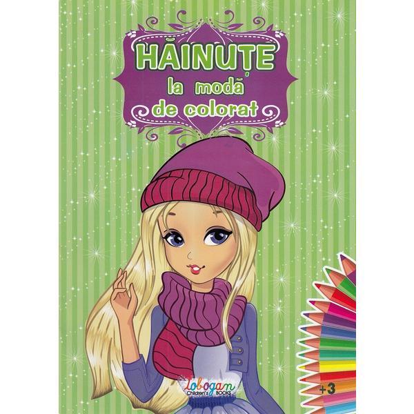 Carte Hainute la moda de colorat