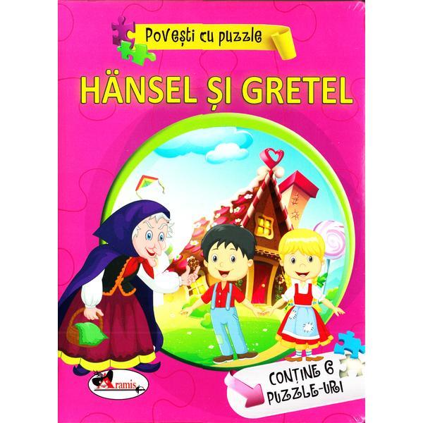 Carte Hansel si Gretel (Povesti cu puzzle)