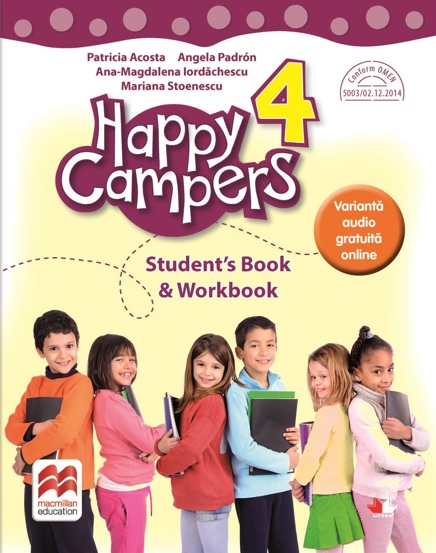 Carte Happy Campers. Student Book Workbook. Clasa a IV-a editura Litera