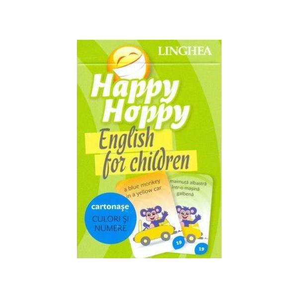 Carte Happy Hoppy. English for Children. Cartonase: Culori si numere