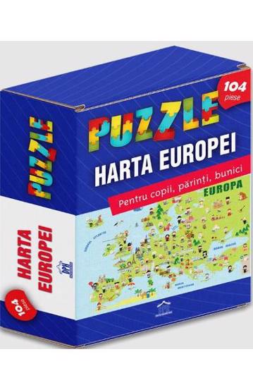 Carte Harta Europei: Puzzle editura DPH